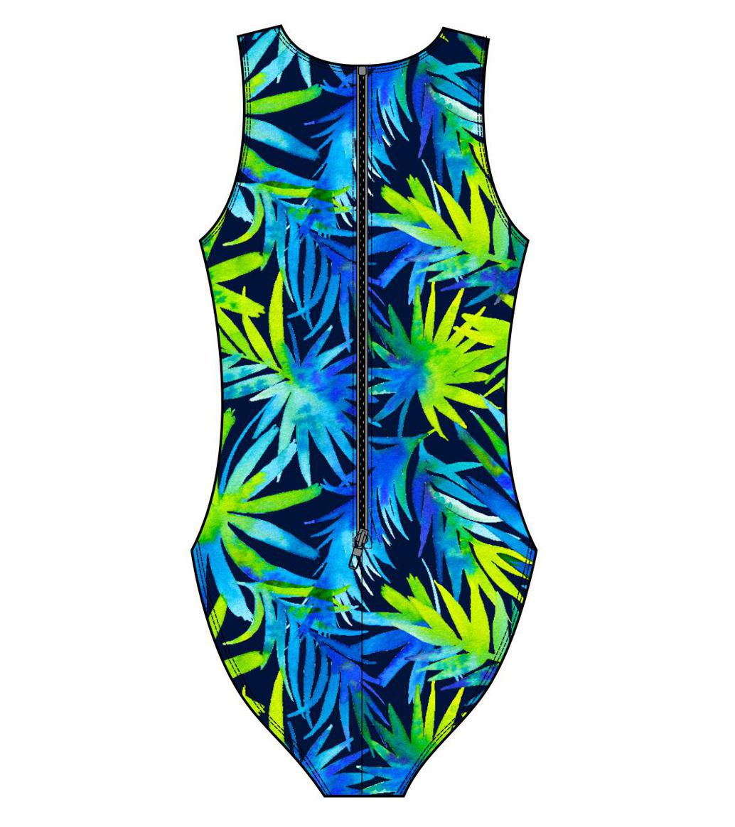 Female Water Polo Swimsuit Palm Beach Martin West Designs 9876