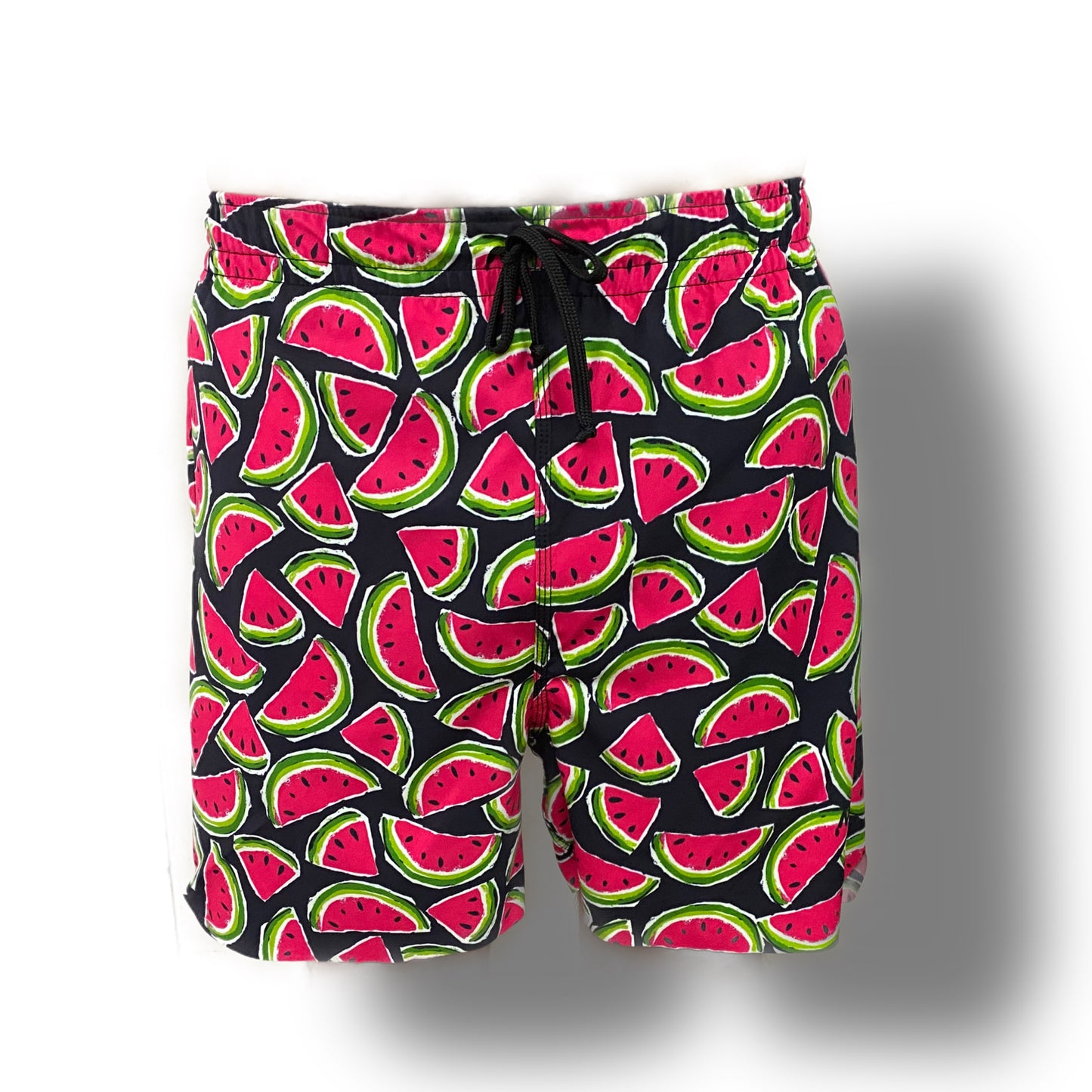 BLACK WATERMELON  LASERCUT PERFORMANCE FISHING SHORTS / SWIM SHORTS