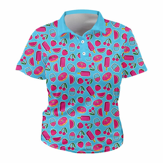 Strawberry Shortcake Ladies Golf Shirts