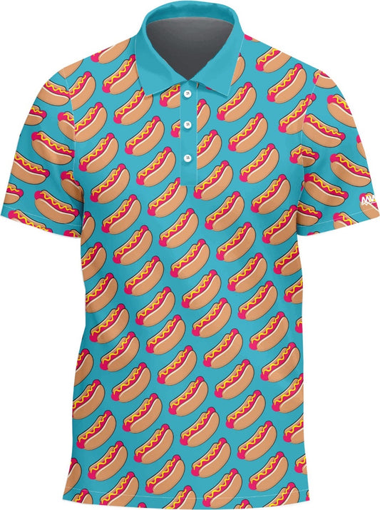 Hot dog   Golf Shirt