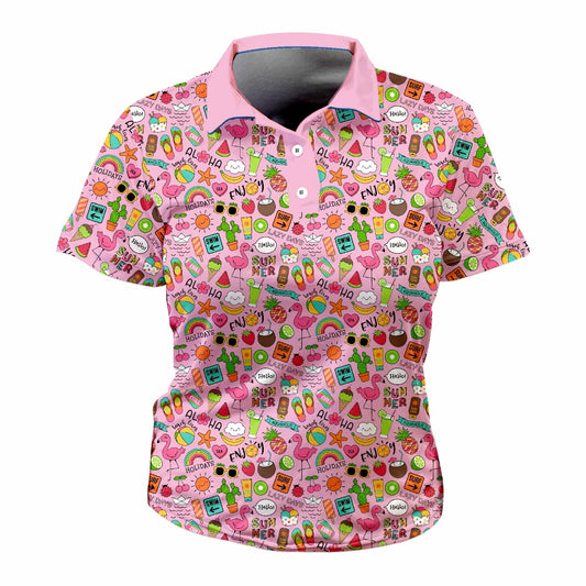 Summer Days Ladies Golf Shirts