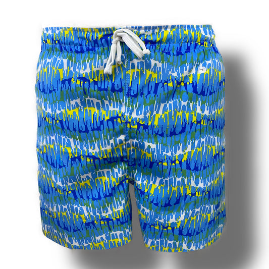 BLUE REFLECTIONS LASERCUT PERFORMANCE FISHING SHORTS / SWIM SHORTS