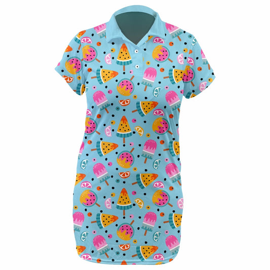 Happy Holidays Ladies Golf Dress