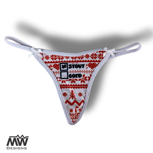 XMAS Goed of stout G-STRING