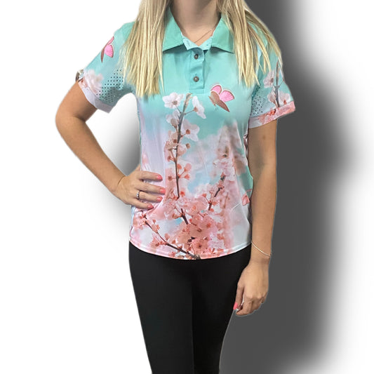 Ladies Technical Golf Polo  -Cherry Blossom (3199)