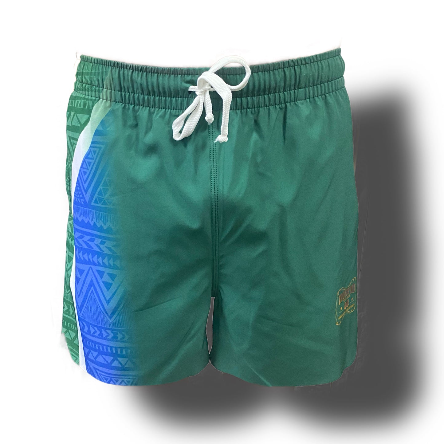 SA FLAG GREEN LASERCUT  SHORTS