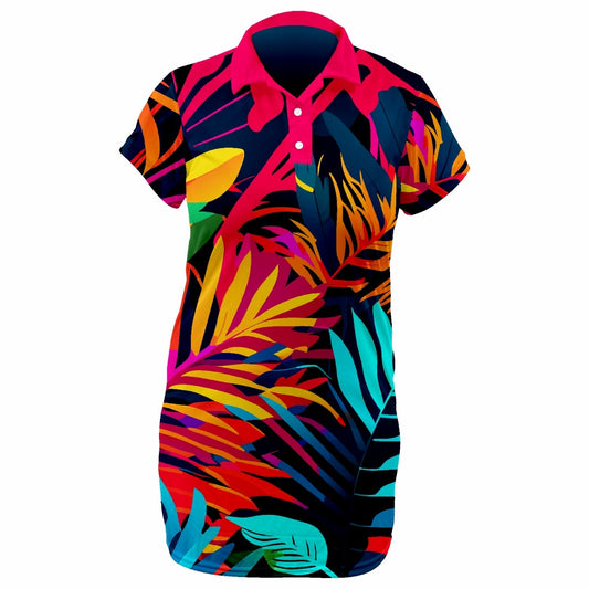 Bright Jungle Ladies Golf Dress