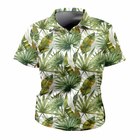 Fan Palm  Ladies Golf Shirts