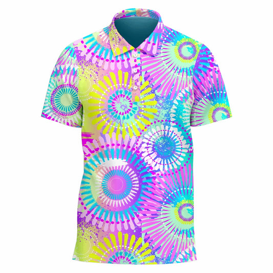 Pastel Tie dye   Golf Shirt