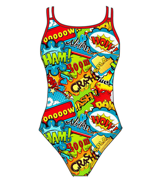 Female fastback swimsuit -  3688 BOOM BANG WHAM