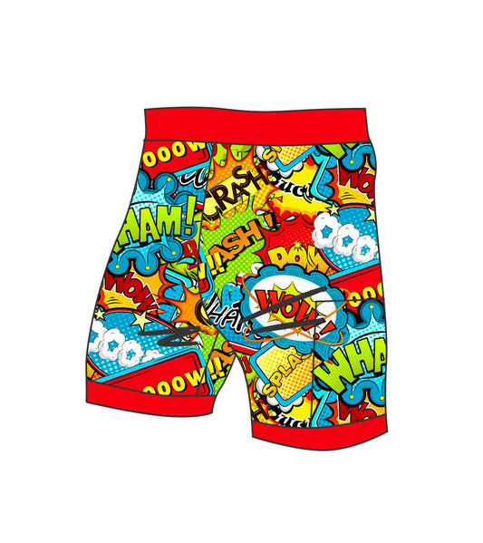 3688 BOOM BANG WHAM run/paddle/swim short