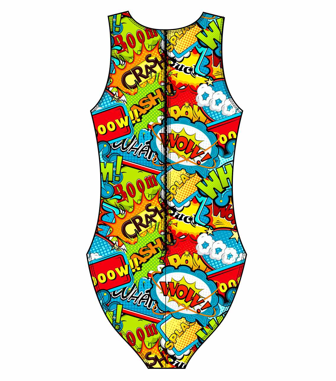 Female water polo swimsuit - 3688 BOOM BANG WHAM