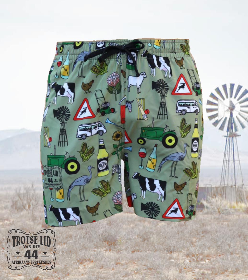 44 KLUB LASERCUT PERFORMANCE FISHING SHORTS / SWIM SHORTS (3467)