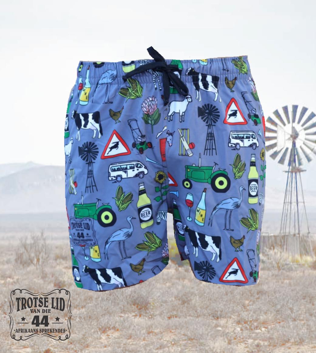 44 KLUB LASERCUT PERFORMANCE FISHING SHORTS / SWIM SHORTS (3467)