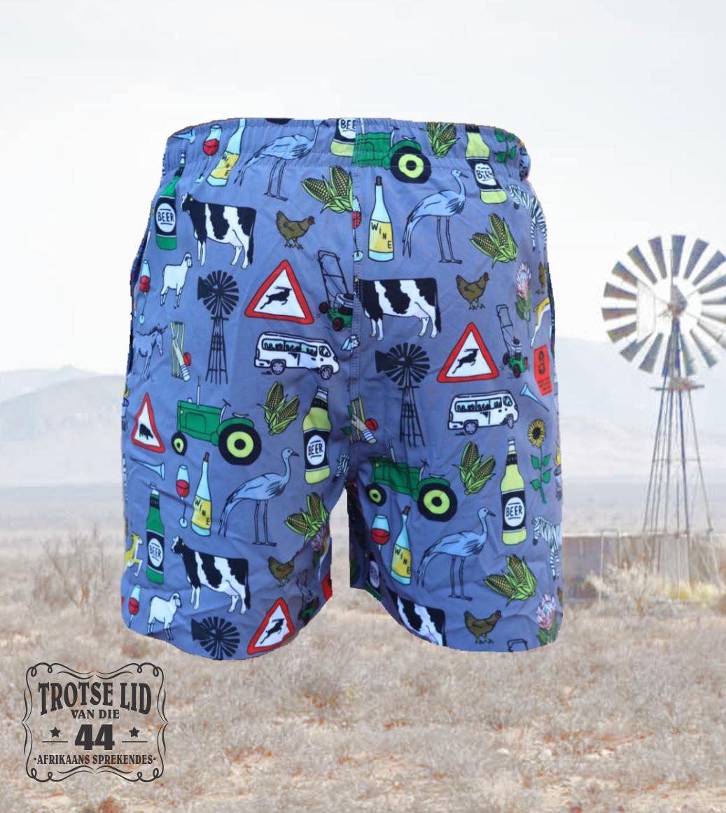 44 KLUB LASERCUT PERFORMANCE FISHING SHORTS / SWIM SHORTS (3467)