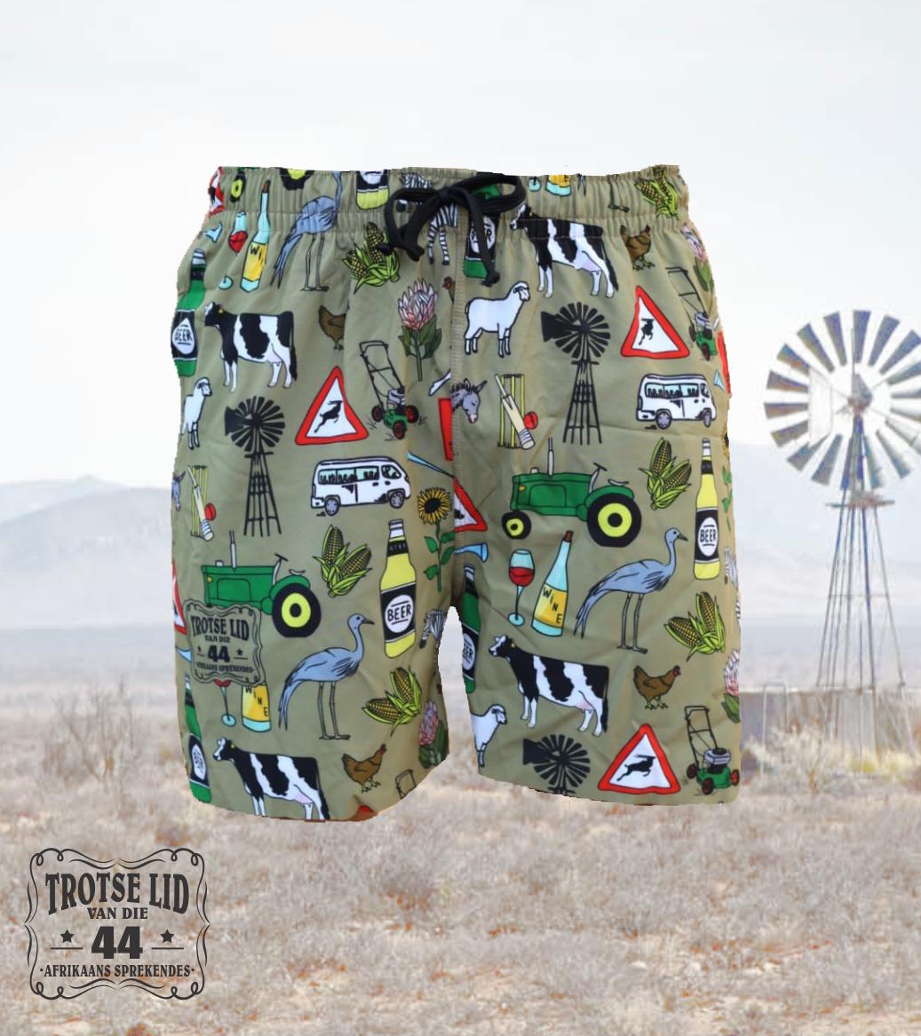 44 KLUB LASERCUT PERFORMANCE FISHING SHORTS / SWIM SHORTS (3467)