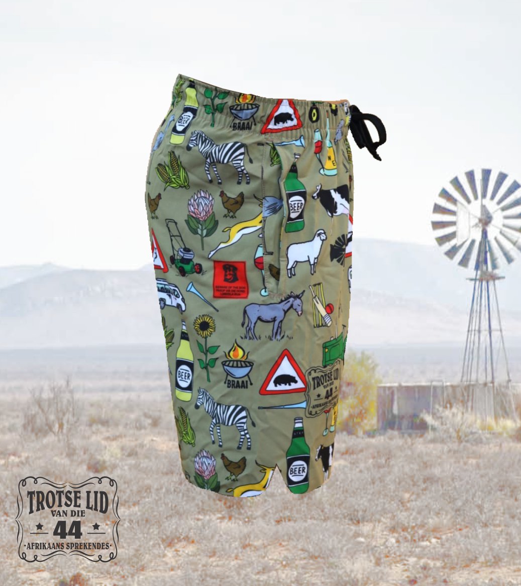 44 KLUB LASERCUT PERFORMANCE FISHING SHORTS / SWIM SHORTS (3467)