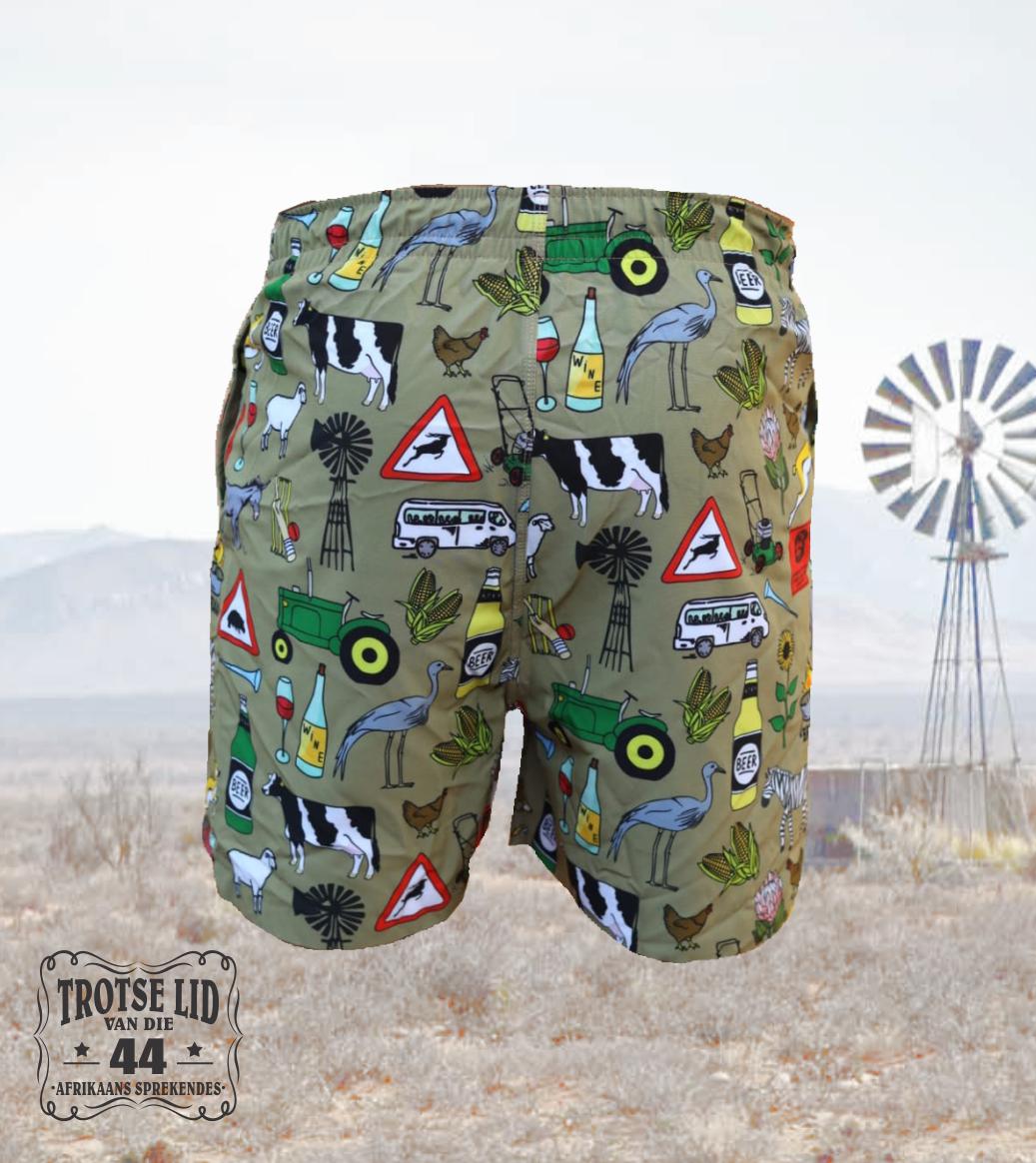 44 KLUB LASERCUT PERFORMANCE FISHING SHORTS / SWIM SHORTS (3467)