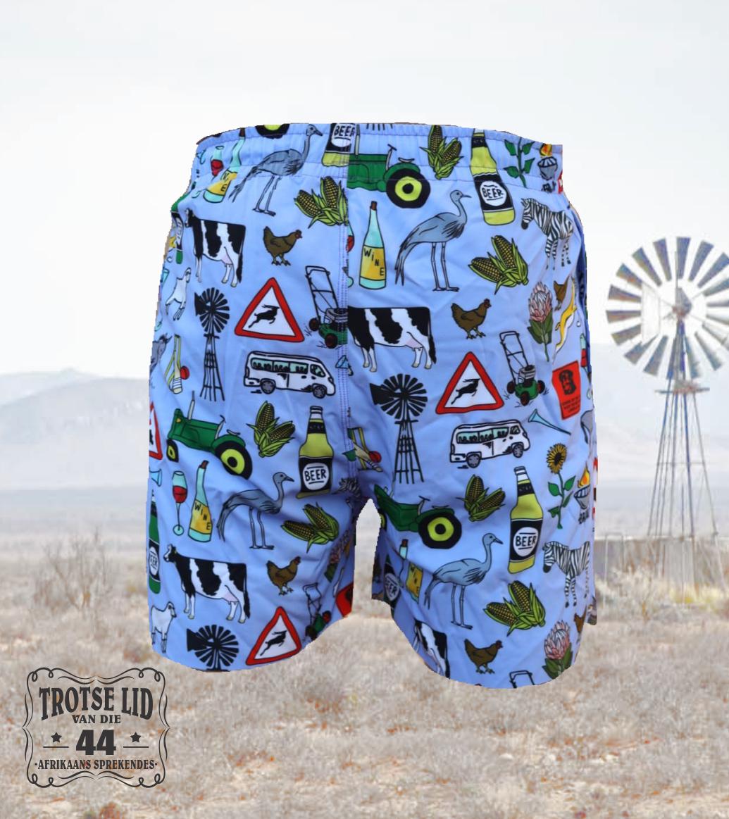 44 KLUB LASERCUT PERFORMANCE FISHING SHORTS / SWIM SHORTS (3467)