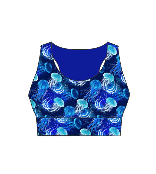 JELLYFISH 3687 Ladies Active Crop Top