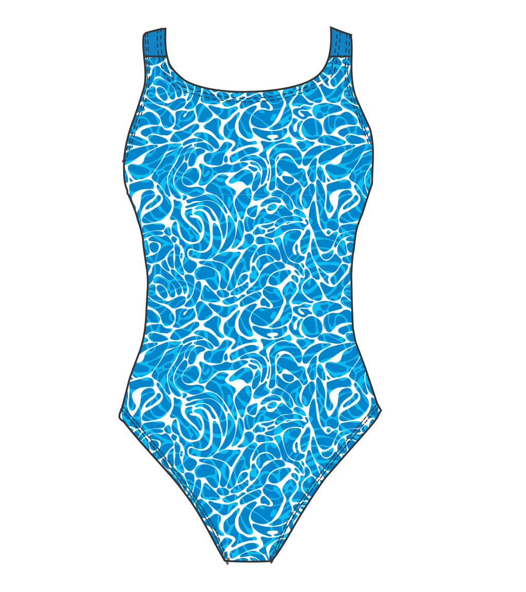 Female Power Back swimsuit -  PLETTSURF LIFE SAVING