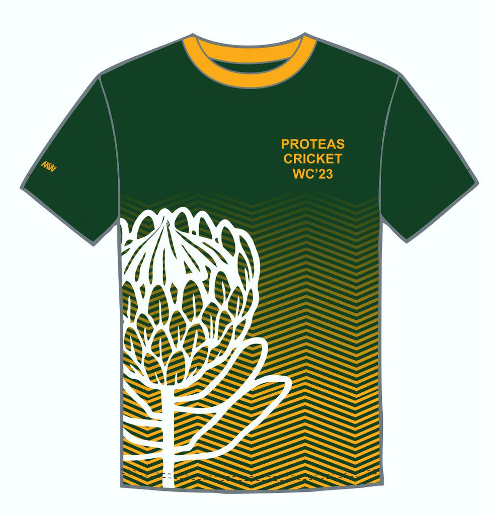 Proteas Cricket Printed t-shirt – Martin West Designs