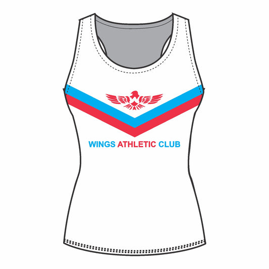 Wings Athletics Club ladies run vest