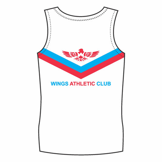 Wings Athletics Club male run vest