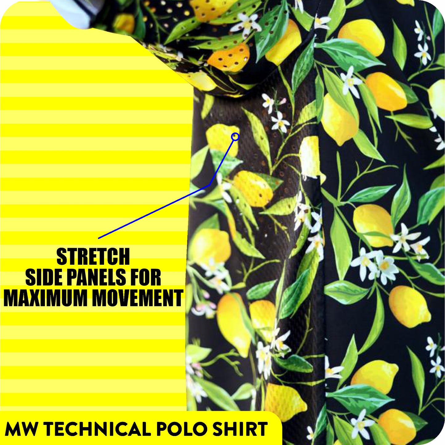 Lemonade Technical Golf Shirt (3382)