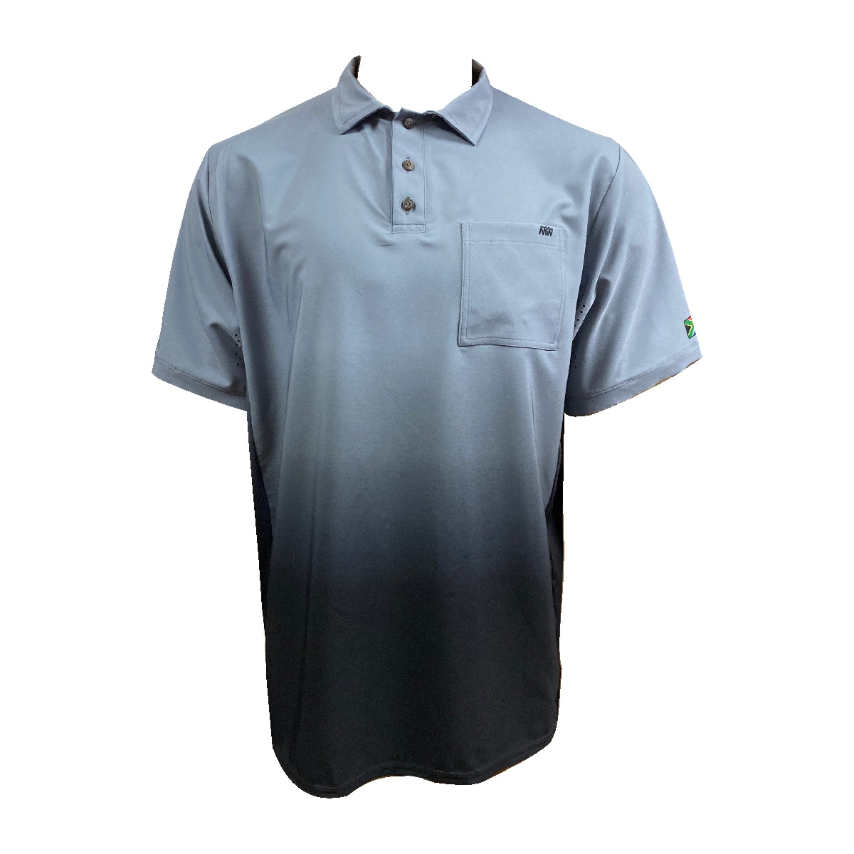 Grey Ombre Technical Golf Shirt (3433)