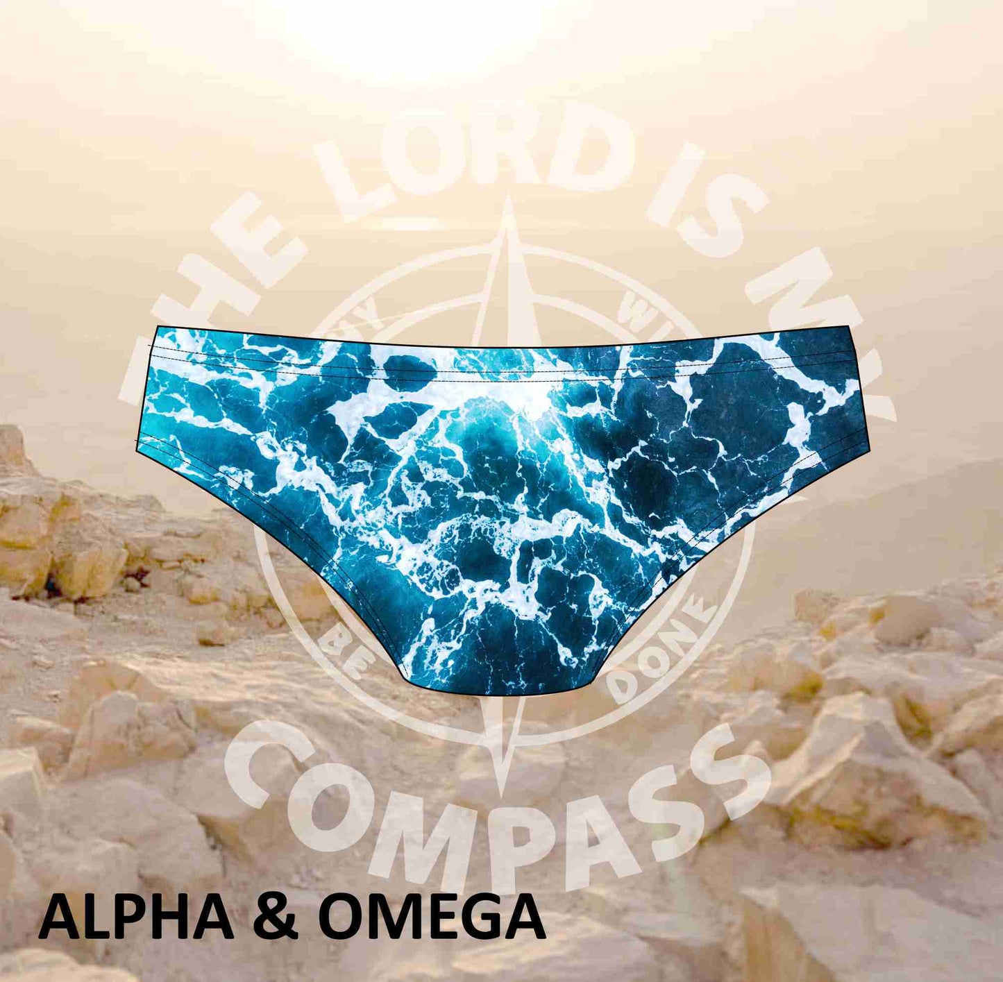 Alpha And Omega The Lord is my Compass  Bikini Bottom