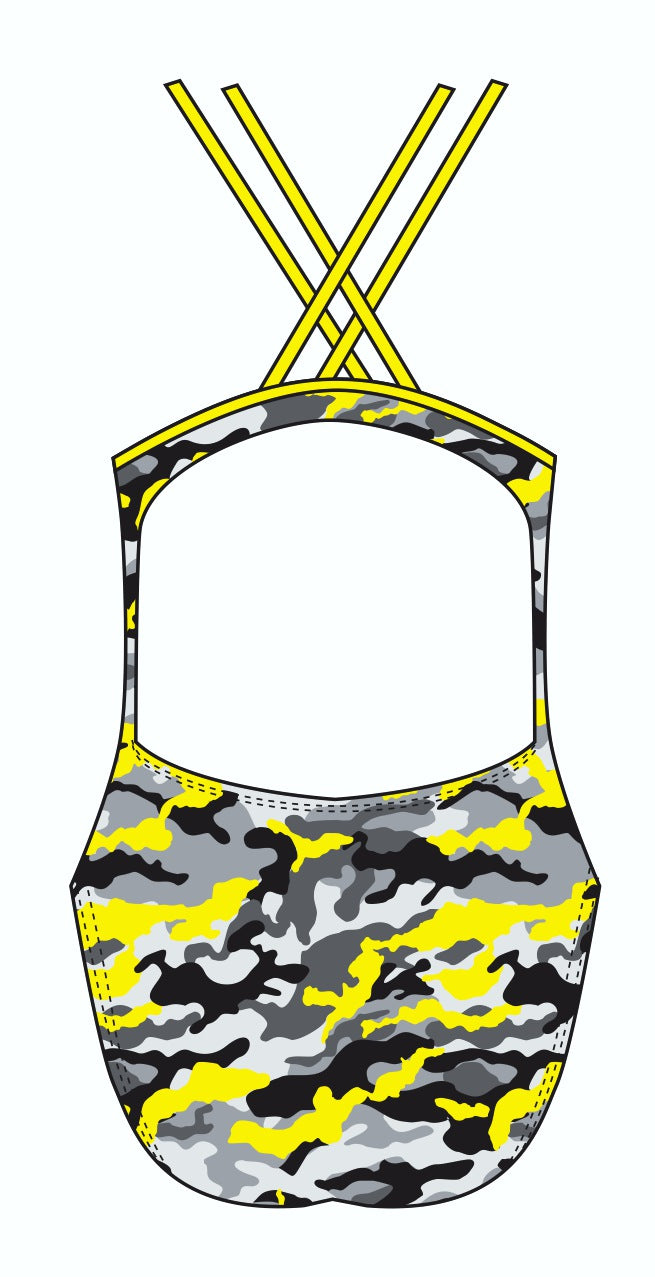 Female fastback swimsuit - EXPRESSION