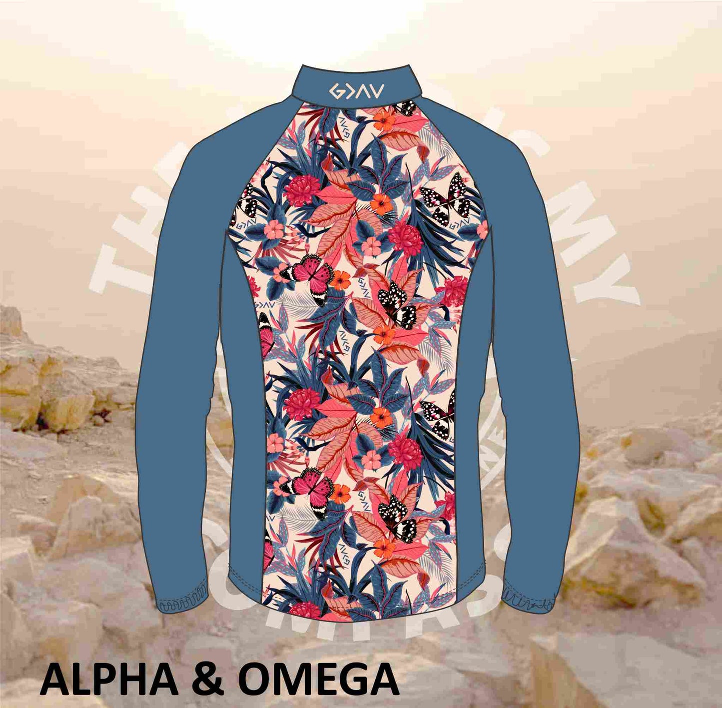 Alpha And Omega God is Great Print Trail Jacket