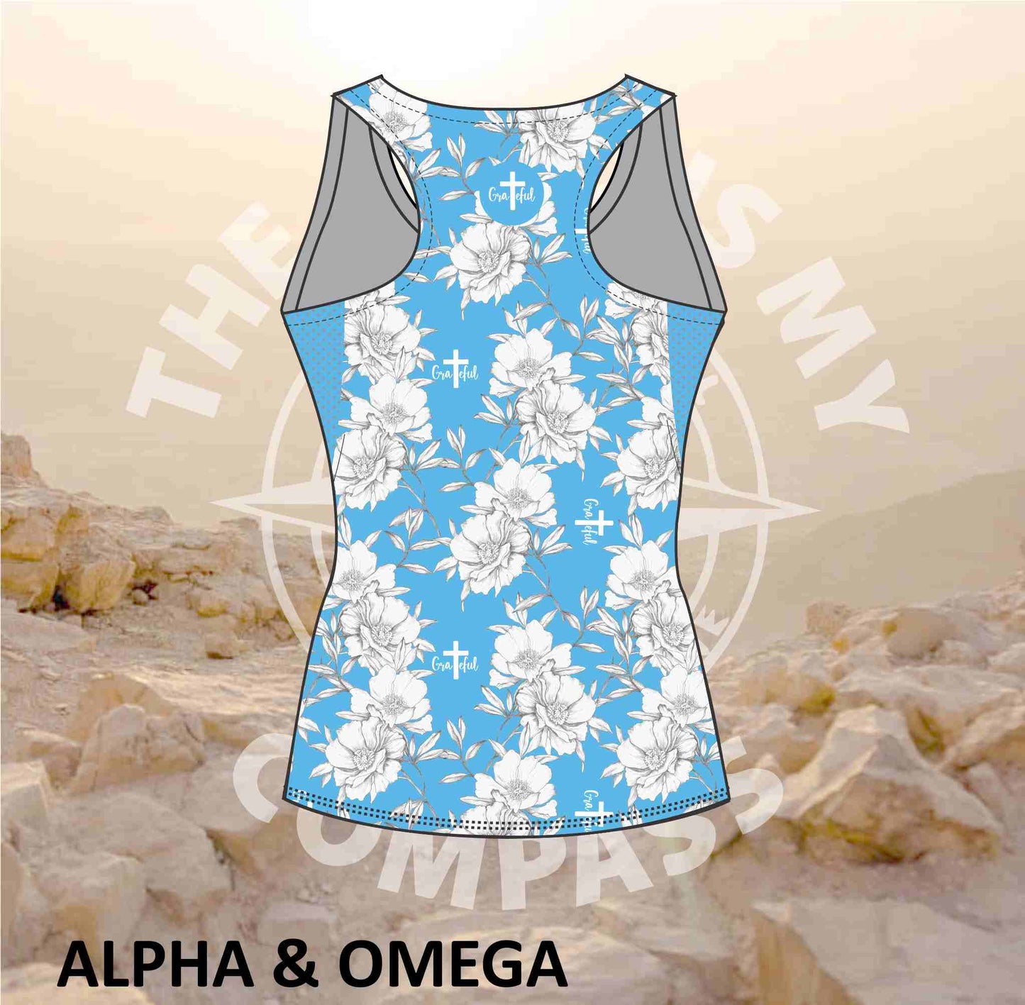 Alpha & Omega GRATEFUL PEONY Run Vest