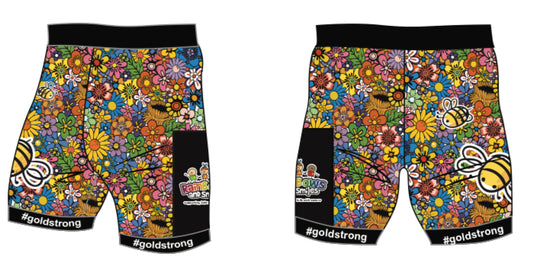 Rainbows & Smiles male Floral Paddle Shorts