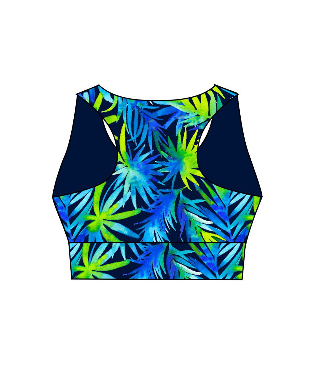 Palm Beach Ladies Active Crop Top