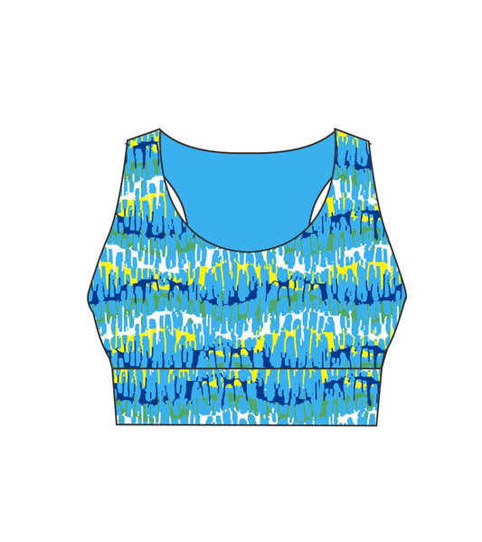 Blue Reflection Ladies Active Crop Top