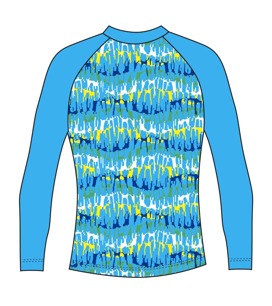 Reflection Blue Rash Vest