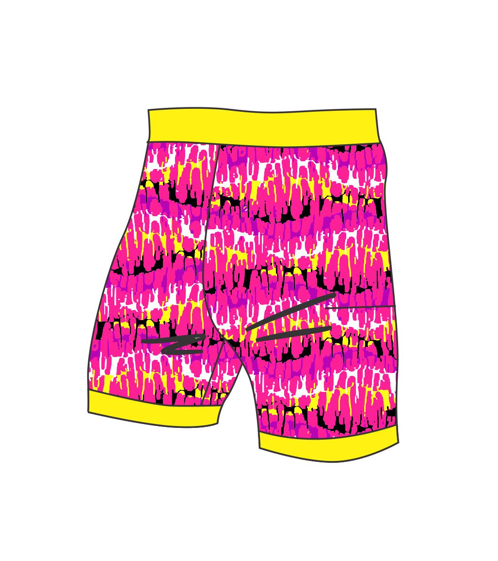 Female  swim/run/paddle shorts -  Reflection Pink