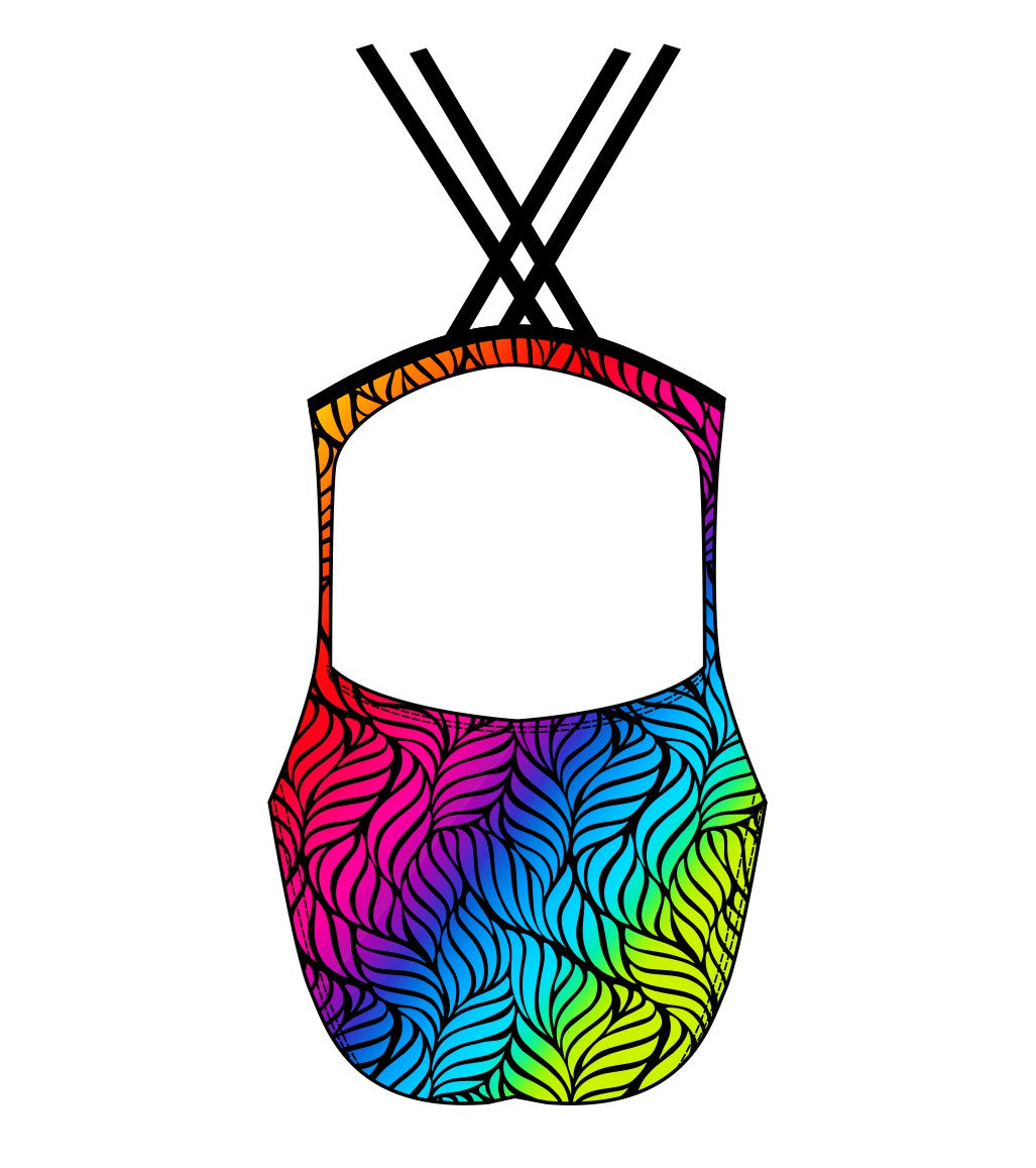 Female fastback swimsuit -  Spectrum