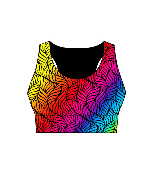 Spectrum Ladies Active Crop Top