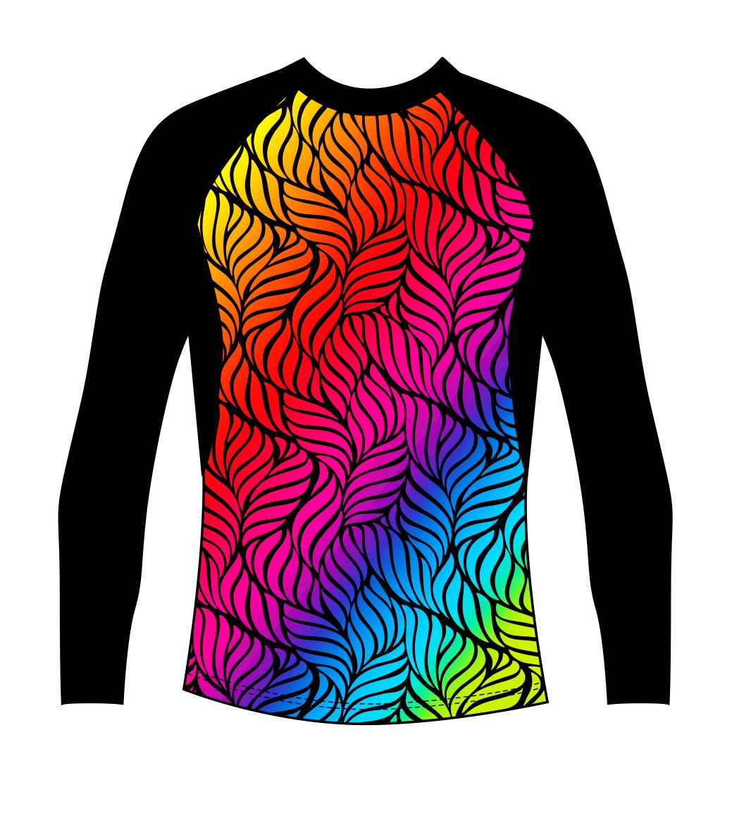 Female Spectrum Rash Vest