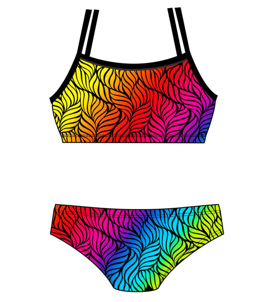 Female 2 piece training bikini  -  Spectrum