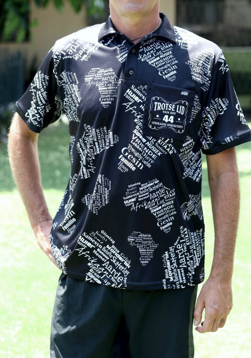 44 Afrika Printed Golf Shirt