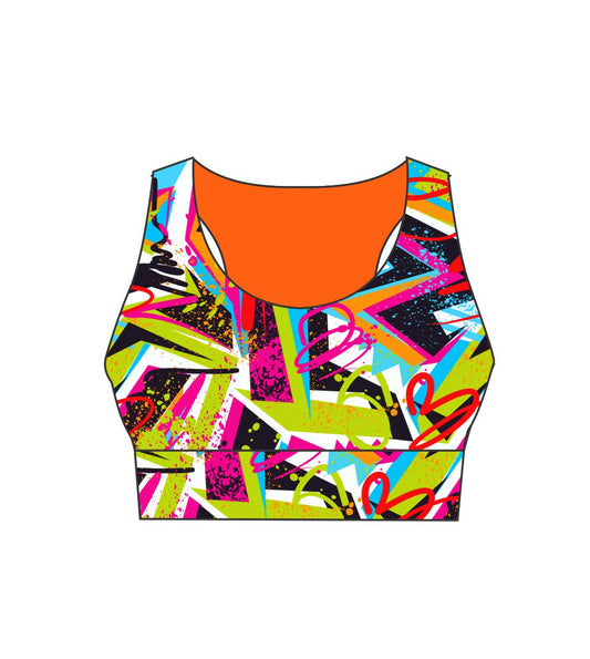 Cool Vibes Ladies Active Crop Top (3221)