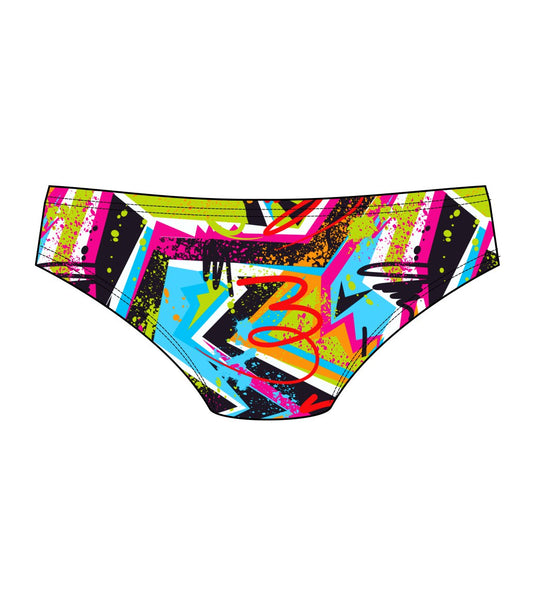 Male brief swimsuit -  Cool Vibes Neon Design (3221)