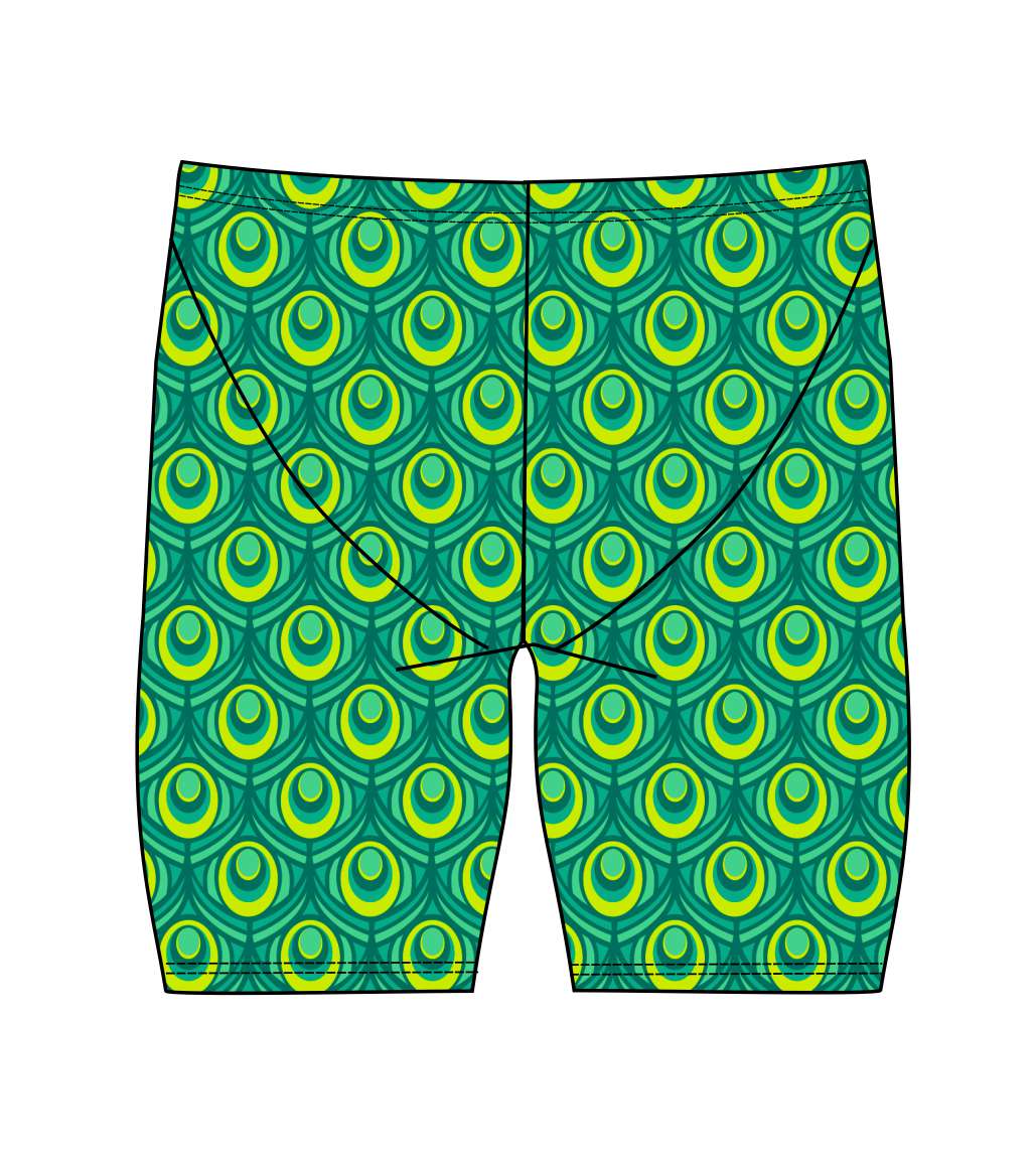 Male Jammer swimsuit - Jade Peacock