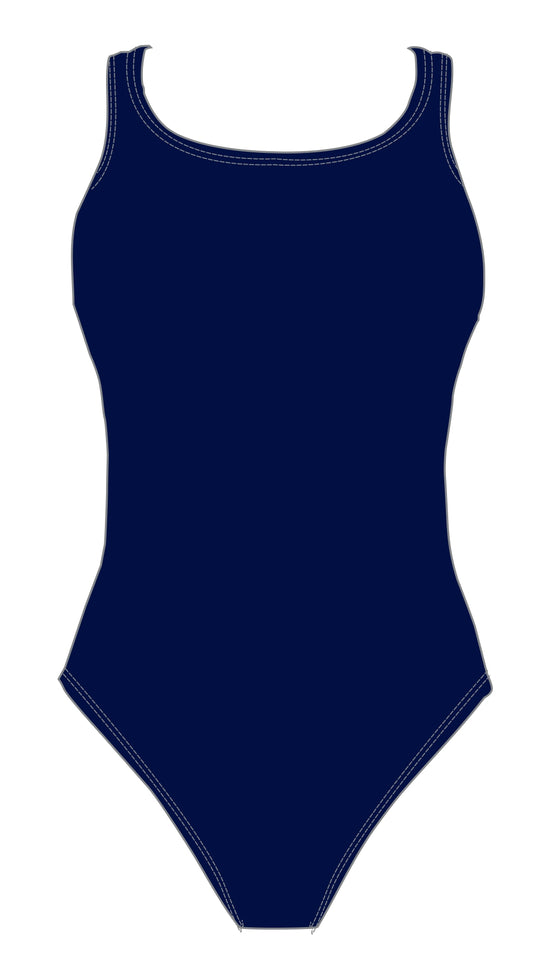 GIRLS SCHOOL NAVY fastback swimsuit