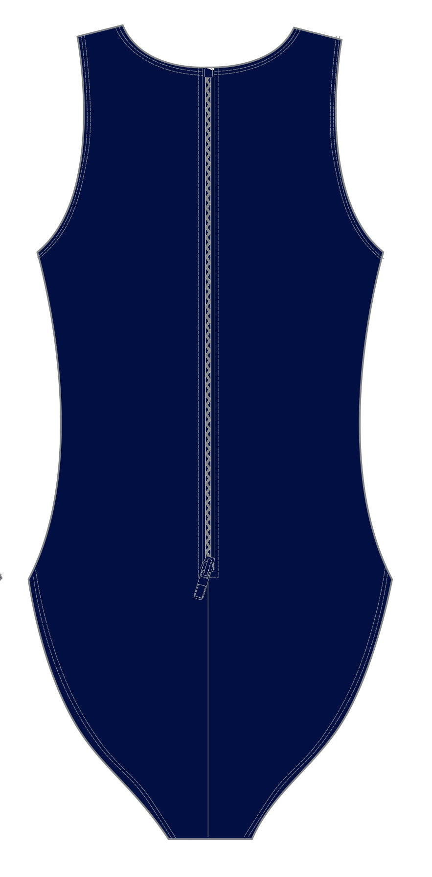 GIRLS SCHOOL NAVY POLO swimsuit