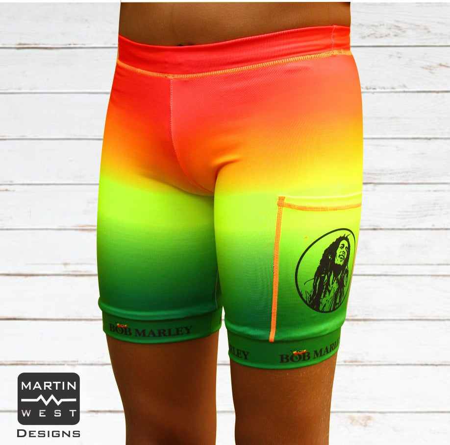 Female Bob Marley  run/paddle shorts